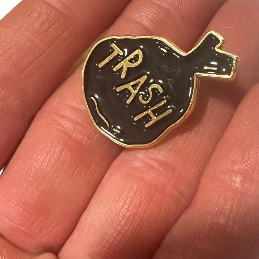 TRASH Enamel Pin